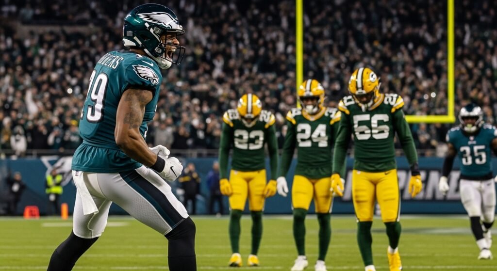 Green Bay Packers vs Philadelphia Eagles Match Player Stats latest news