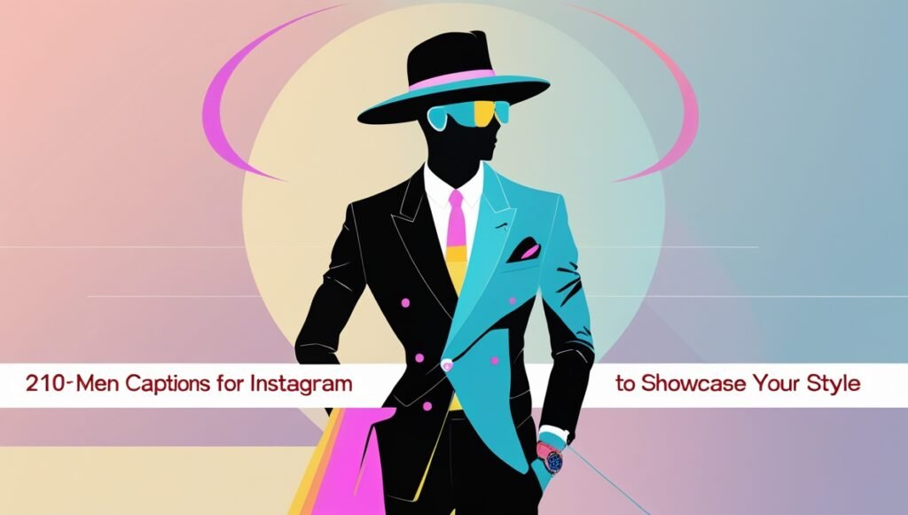 210+ Men Captions for Instagram to Showcase Your Style 2