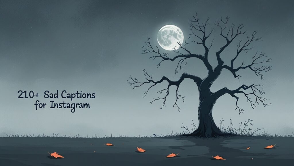 210+ Sad Captions For Instagram to Express Heartfelt Emotions 1