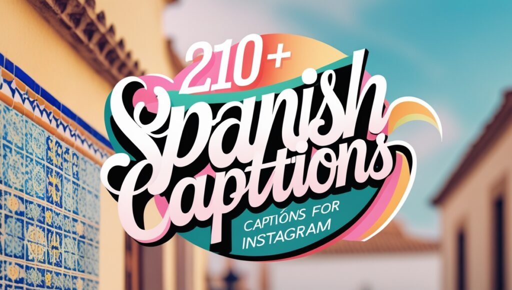 210+ Stylish Spanish Captions For Instagram 1