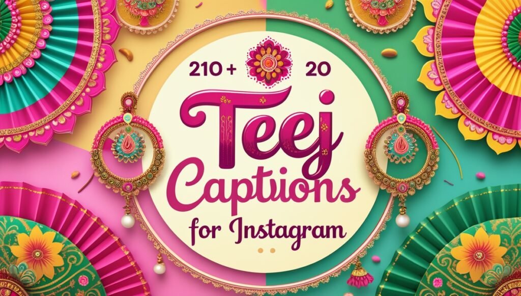 210+ Teej Captions For Instagram to Celebrate the Festivities 2